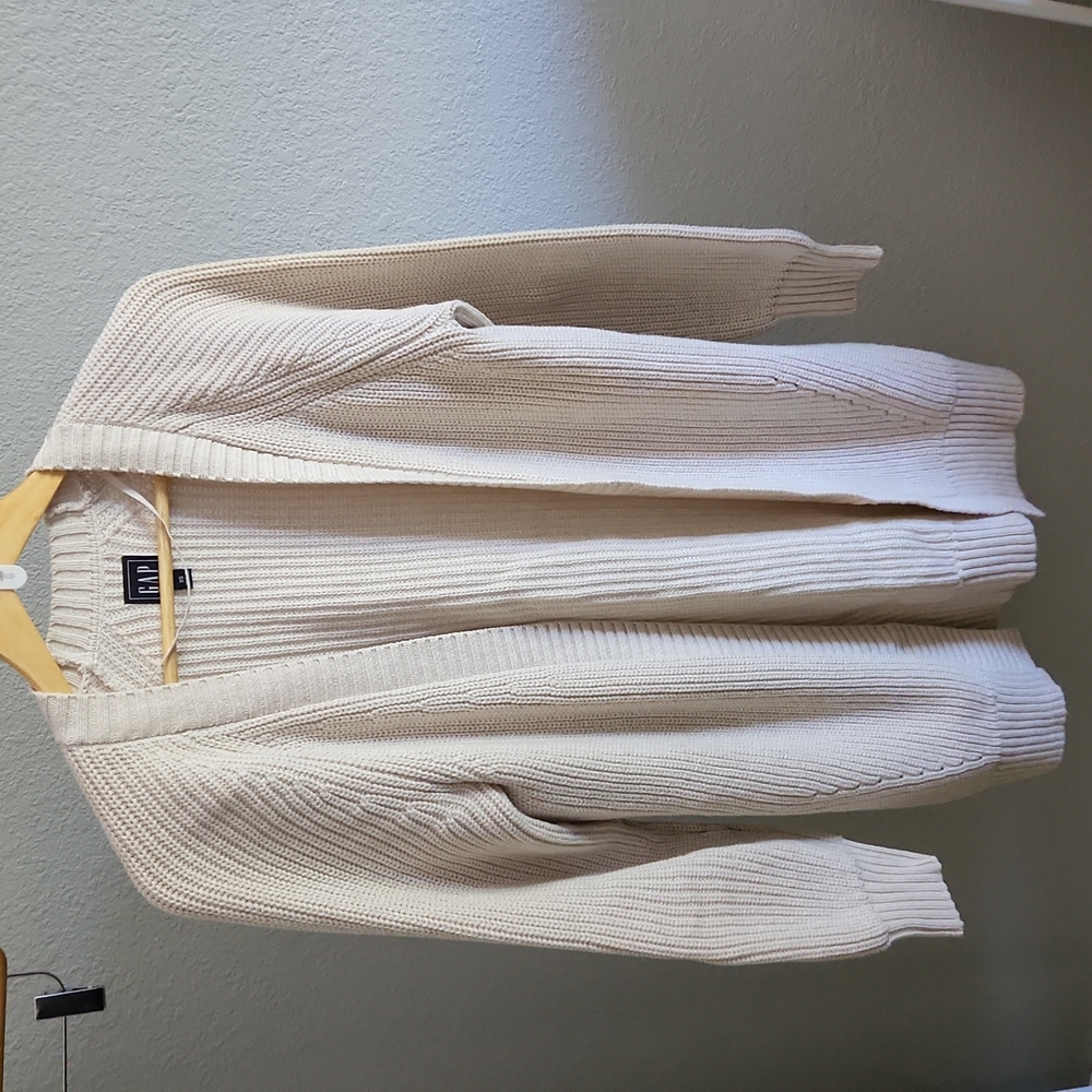 Gap Cream Cardigan Sweater, XS